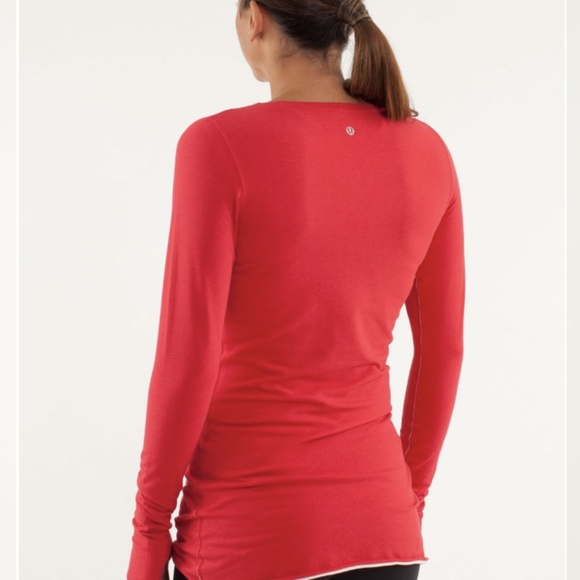 Lululemon Every Yogi Long Sleeve Currant / Heathered Ghost - Picture 3 of 15